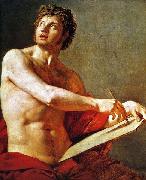 Jean Auguste Dominique Ingres Academic Study of a Male Torse. china oil painting artist